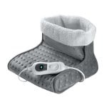 Scaldapiedi CONCEPT 100W velluto 3 livelli riscaldamento automatico protezione grigio