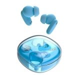 Auriculares Cool Fun Inalámbricos Bluetooth Hi-Fi avec écran LED, contrôle tactile, bleu