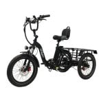 Bicicleta eléctrica OneSport OT30 triciclo motor 500 W batería 48V13Ah plegable