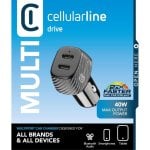 Caricatore auto Cellularline Car Multipower DUO CBRUSB2PD40WK 2xUSB-C 40W Nero