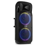 Altavoces Fenton Karaoke Bluetooth 1400W portátiles con LED y dos micrófonos