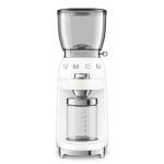 Moulin à café SMEG CGF11WHEU Blanc Inox 350g 30 réglages 150W