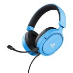 Auriculares Trust GXT 498B Forta avec câble Jack 3,5 mm Gaming Microphone amovible Bleu