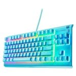 Teclado SteelSeries Apex 3 TKL de membrana compacto AZERTY FR com retroiluminação RGB
