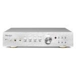 Amplificador Estéreo Audizio AD220 200W RMS Bluetooth 5.0 Control Graves y Agudos Plata