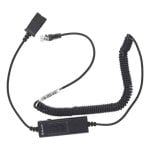 Cable adaptador Tellur TLL416004 QD a RJ11 negro 2,95 m interruptor universal