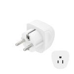 Régua de tomadas Hama 00223458 1 Tomada Adaptador Viagem USA-EU 3250 W Branco