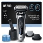 Rasoir Braun Series 6 62-S7650cc rasage humide et sec station de nettoyage