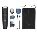 Aparador de Barba Facial Philips BT5775/15 Recarregável 100min Seco e a Húmido 40 Ajustes 3 Pentes Carga Rápida