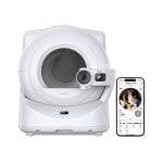 Arenero inteligente PETKIT Purobot Ultra cámara IA autolimpiable gatos blanco