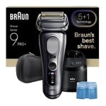 Rasoir pour Visage Braun Series 9 Pro+ 9667CC Sans Fil 60min Sec et Humide 5 Lames Charge Rapide