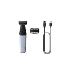 Afeitadora corporelle PHILIPS BODYGROOM Series 3000 BG3007/01 étanche noir-gris
