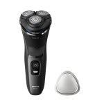 Afeitadora Philips S3145/00 Wet & Dry cabezales 5D recargable color negro