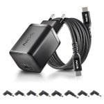 Caricabatterie NGS BUD 65W-AS GaN USB-C con Cavo 1,5 m e 8 Connettori ASUS