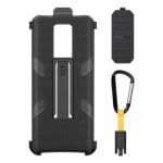 Funda para móvil Ulefone Armor Cover case Negra con pinza y anilla para Armor 17 Pro