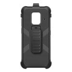 Funda para móvil Ulefone Armor Cover negra con pinza para cinturón para Armor 14