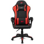 Silla Drift DR35 Diseño Exclusivo Gaming Negra/Roja respaldo reclinable cojines lumbar y cervical