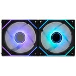 Zusatzlüfter NOX Hummer PRO LINK 120mm 1800RPM magnetisch ARGB PWM Black 3er-Set