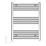 Toallero Eléctrico HAEGER TW-30C.004A 300W 13 Barras Protección IPX4 Bajo Consumo