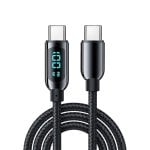 Câble USB-C Dam Electronics 100W PD Écran LED 1,2 mètre alliage zinc