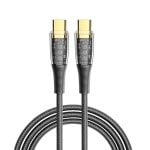 Câble USB-C Dam Electronics PD100W 2 m avec LED OD 4,0 mm