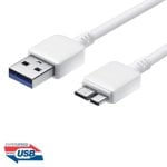 Câble USB 3.0 micro B Dam Electronics 90 cm Haute Vitesse PVC Métal