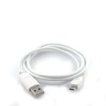 Câble Micro USB Dam Electronics 1 m Blanc transfert rapide PVC