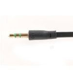 Câble audio Dam Electronics MiniJack 3,5 mm Mâle-Mâle Noir PVC/Alliage métal