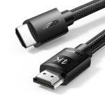Câble HDMI Ugreen HD119 2 m 4K 60Hz nylon eARC HDR10+ Dolby Atmos