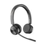 Auriculaires POLY Savi 7220 sans fil DECT pour bureau avec réduction de bruit noir
