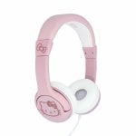 Auriculaires OTL Technologies HK1184 filaires jack 3.5 mm enfants usage quotidien Rose, Or rose, Blanc