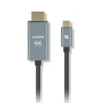 Câble USB-C 1Life vers HDMI 1,8m Transmission Vidéo HD et Données