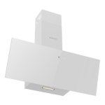 Campana extractora Aspes ACPD901AIN Doble tiro 90 cm cristal blanco con control táctil