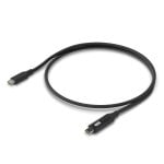 Câble USB Ubiquiti UACC-Cable-USB-100W-1M-BK USB-C 1m 100W Écran Tressé Noir