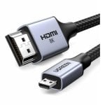 Câble HDMI Ugreen HD164 Micro HDMI 2,1 8K 2m 3D HDR Tressé