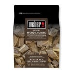 Grillholz Weber 17619 Hickory 1,5 kg Aromaholz für Barbecue
