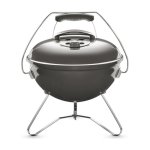 Barbacoa de carbón Weber Smokey Joe Premium portátil 37 cm gris con tapa