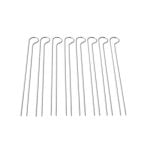 Brochette Weber 6320 Doppelspieße 8 Stück Edelstahl Silber