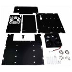 Case Hardkernel G230913102484 per Odroid H4 nero plastica 4x 3,5" slot
