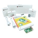 Barebone Raspberry PI5DESKTOP-FR-2GB 2GB 32GB Kit Desktop Blanc Alim USB-C clavier souris HDMI