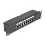 Panneau de brassage DeLock 43304 Cat6 16 ports RJ45 rack 1U noir
