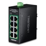Switch TRENDnet TI-PELC80 8 ports Fast Ethernet PoE+ industriel