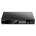 Commutateur D-Link DGS-1010MP 8 ports PoE+ Gigabit 1 SFP Rackable