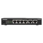Switch réseau QNAP QSW-2104-2T-R2 6 ports 2,5G/10G sans gestion, silencieux