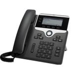 Téléphone IP Cisco 7811 Noir Argent PoE 1 ligne écran LED mural/bureau
