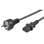 Câble d'alimentation Microconnect PE020410 1 m CEE7/7 vers C13 noir