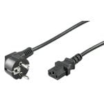 Cavo alimentazione Microconnect PE010405 0,5 m C13 angolato femmina PVC nero