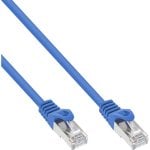 Cable de red INLINE 72522B Cat5e 0,25 m SF/UTP azul