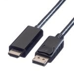 Adaptador de vídeo VALUE 11.99.5786 DisplayPort para HDMI 2 m Preto