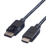 Adaptateur vidéo VALUE 11.99.5782 DisplayPort vers HDMI 3 m noir